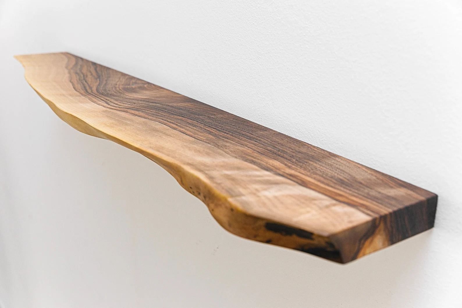 Walnut Floating Shelves